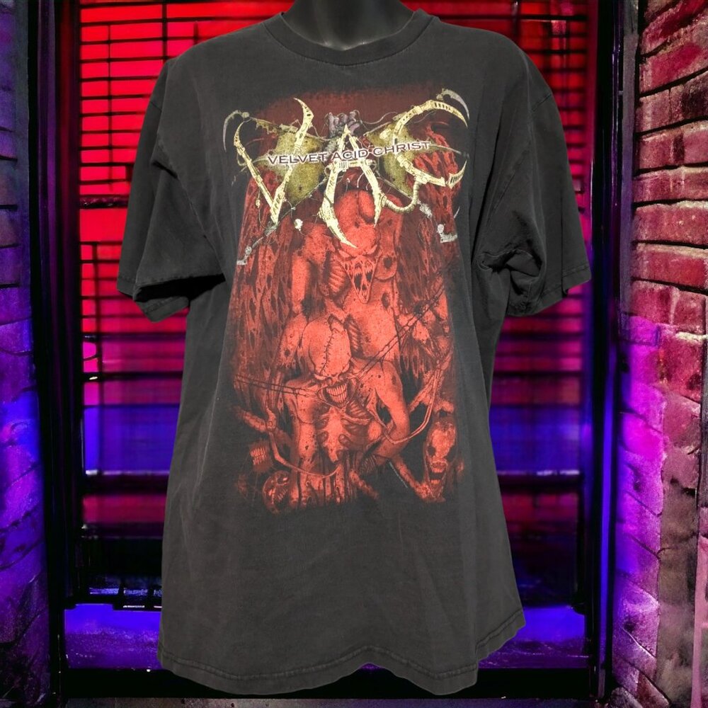 Velvet Acid Christ Industrial T-shirt, Large